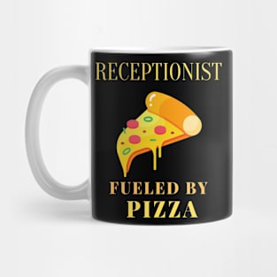 Pizza fueled receptionist Mug